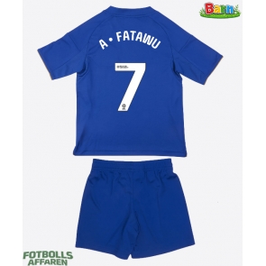 Leicester City Issahaku Fatawu #7 Hemmaställ Barn 2025-26 Kortärmad (+ Korta byxor)